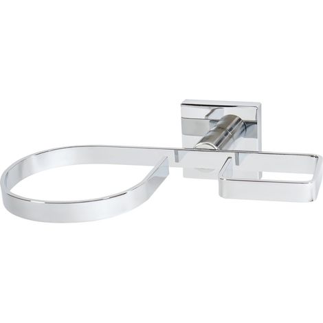 Porta Phon e Piasta a Parete per Bagno Supporto Hotel Maison - Colore: Cromo (1/2)
