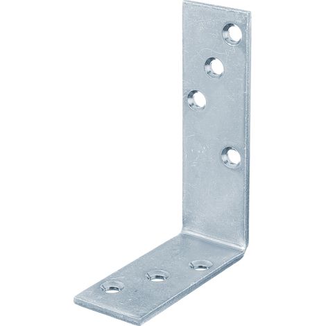 Équerre de poutre étroite 80 x 120 mm – Acier passivé – Lot de 25 – Marque Alberts