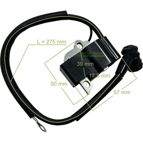 bobine d'allumage noire pour tronçonneuse Dolmar Makita 181 143 206 181-143-207 (1/4)