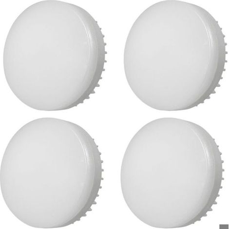 Spot LED GX53 7W Dimmable 85-265V Blanc Froid 6000K 4 Pièces (1/4)