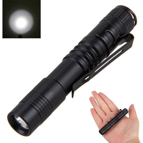 1 mini lampe torche en forme de stylo, étanche, en aluminium. - AquaForge (1/5)