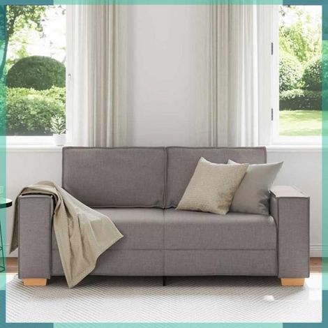 Canapé - 4104986 - 2 places - Taupe - Tissu (180 x 78 x 84 cm) (1/5)