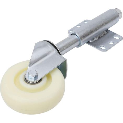 Roulette de porte, roue à ressort 100 mm/4 po nylon + métal maximum 200 kg/ 440 lb pour porte jockey (1/5)