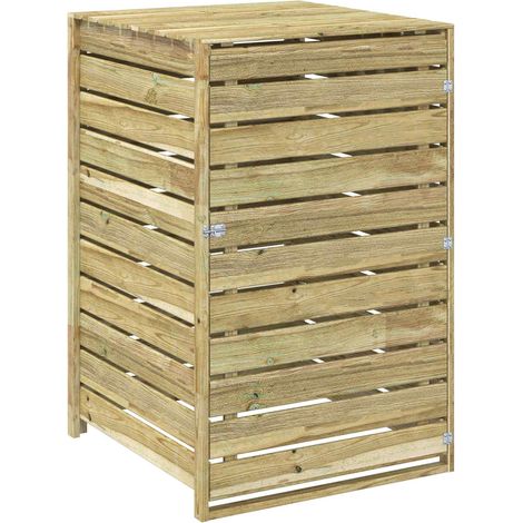Almacenamiento para contenedores de basura con ruedas 240 L vidaXL