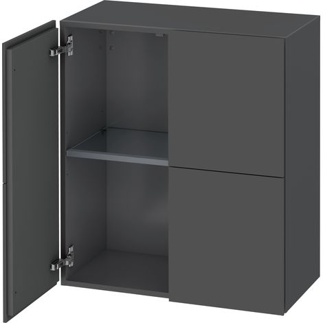 Duravit  L-Cube Halbhochschrank, 2 Türen, 700x363x800mm, (1/4)