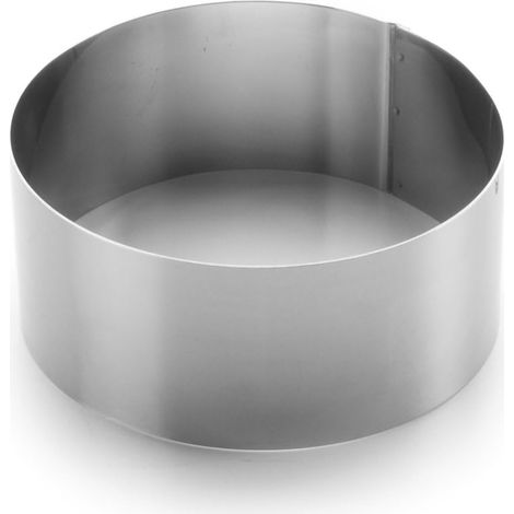 1 Emporte-Pièces Cercle,Acier Inoxydable 18/10,Dimensions 14x6 Cm,Pâtisserie