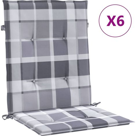 Maison Exclusive - Gartenstuhlauflagen für Niedriglehner 6 Stk. 1