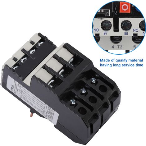 BR2-25 Relais thermique de surcharge réglable pour protection moteur électrique (1/5)