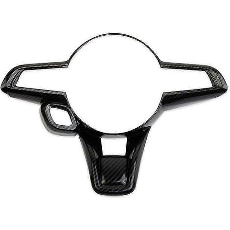 Accessoires intérieurs pour volant de voiture 2023-2024 : garniture décorative en ABS et fibre de carbone QAQ (1/5)