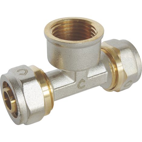 Té à visser pour tube Multicouche Ø16 F15/21 (1/3)
