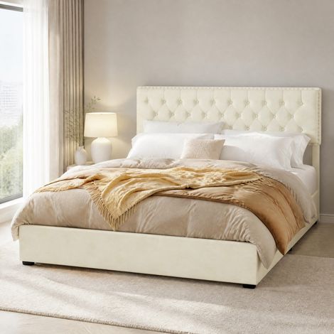 Canapé d’angle modulable 340 cm velours côtelé gris foncé pour salon sans montage - CHICFURN (1/5)