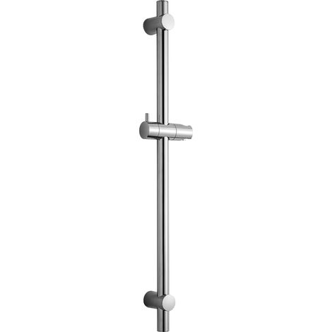 Barre de Douche 70cm,Barre Douche Murale Inox,Distance réglable de 60 à 100 cm,avec Support Douchette Réglable 360°,Barre de Douche de Remplacement,Chromé (1/5)