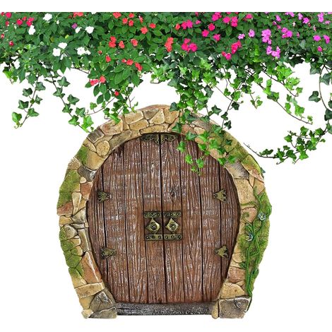 Tür Türen Kabine Garten Ornamente kleines magisches für Mini