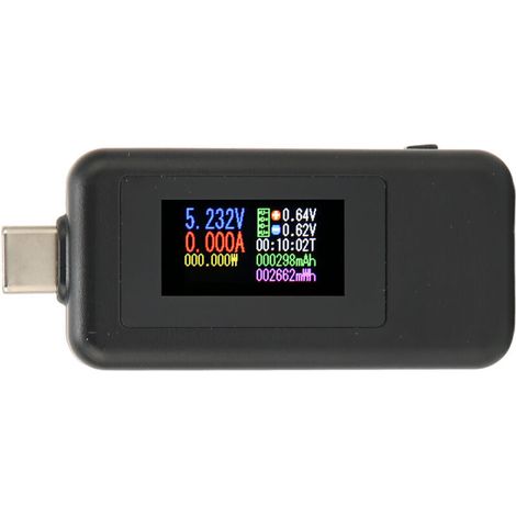 Jeffergarden Testeur USB, détection en temps réel, écran IPS HD, haute précision, mise hors tension, stockage, tension (1/5)