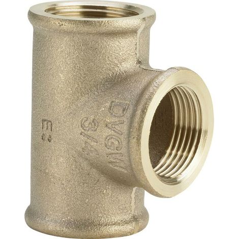 Viega Rotguss T-Stück Rp 3/4'' 1/2'' 3/4'' (IG) Artnr. 264468 Mod. 3130