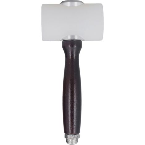 Marteau en nylon pour gravure cuir manche bois santal outil bourrelier bricolage maroquinerie 190mm (1/5)