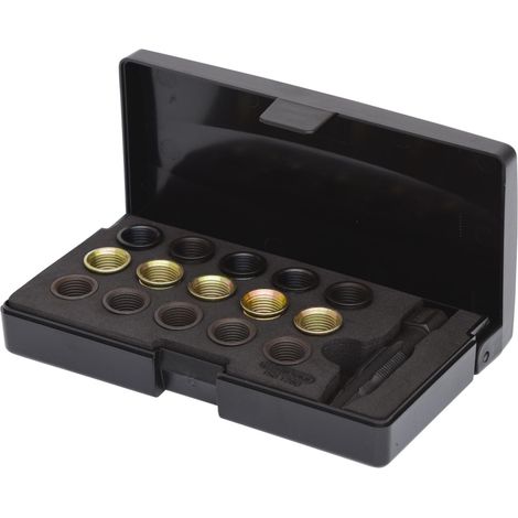 KS TOOLS Jeu de réparation de filet de bougie d'allumage 16 pcs. - 150.1280 (1/10)