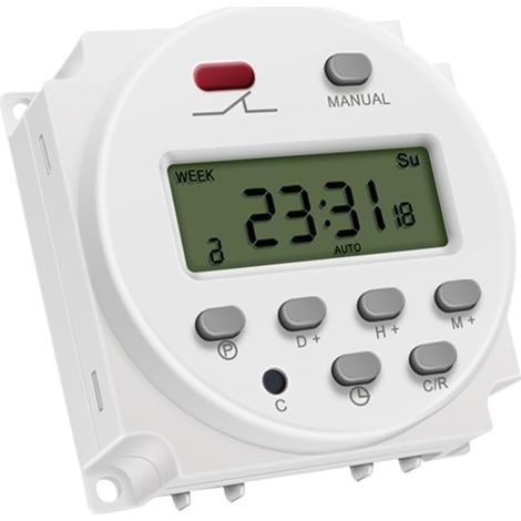 Interrupteur horaire LCD CN101A 12V 24V 110V 220V Relais Carte (1/5)