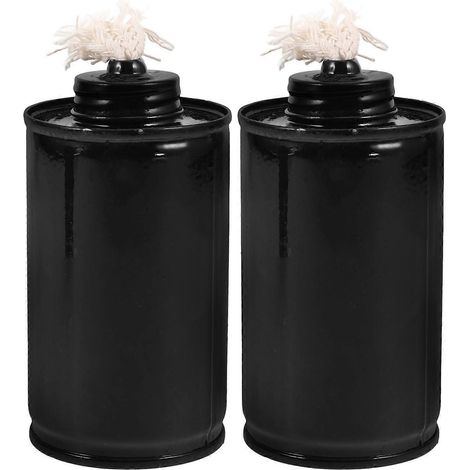 Lot de 2 petites torches pour extérieur, cartouches de gaz pour torches de jardin, cartouches de rechange en fer pour torches. (1/5)
