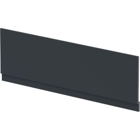 Hudson Reed Juno Straight Front Bath Panel and Plinth 560mm H x 1800mm W - Satin Anthracite (1/5)