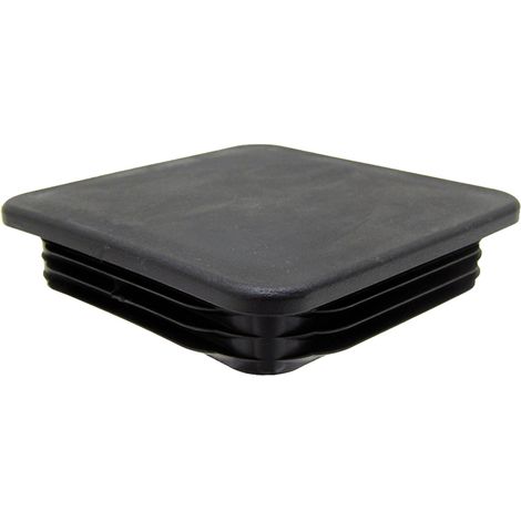Tapón para tubos y perfiles cuadrados de 100x100 mm, pared de 3 mm.
