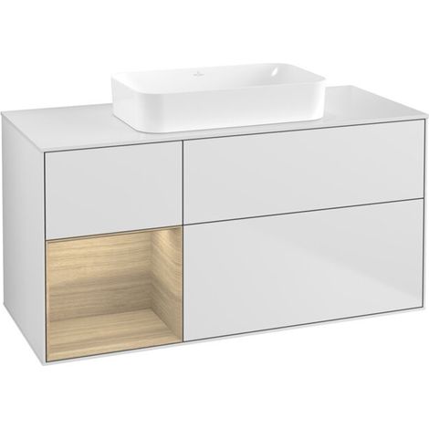 Villeroy & Boch F701PCMT Armoire sous lavabo Finion F70 (1/2)