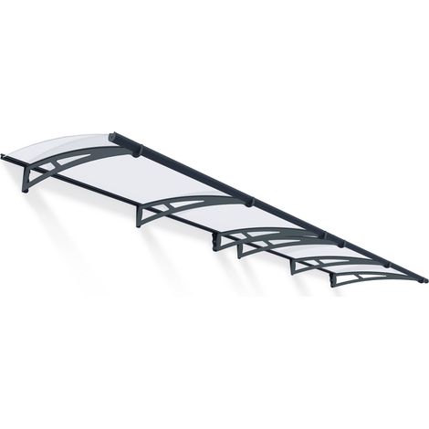 Palram - Canopia Vordach Aquila 4100 Anthrazit 92x410x18 cm