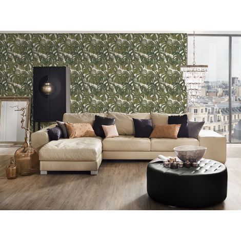 A.S. Creation Michalsky Dream Again 365192 Vliestapete Blumen 0.53 m x 10.05 m Grün (1/5)