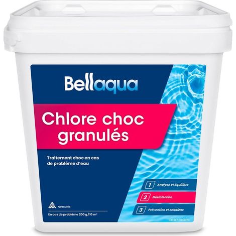 Bellaqua Chlore Choc Granulés - 5 kg