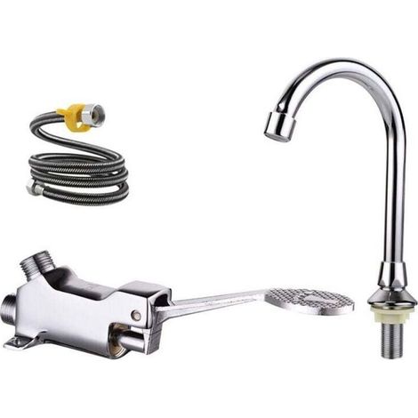 Ensemble de robinets de lavabo, mitigeur de lavabo, pédale, laboratoire médical, salle de bains (1/4)