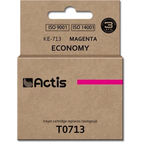 ACTIS KE-713 - Epson T0713 Ersatz-Tintenpatrone, rot, 13,5ml