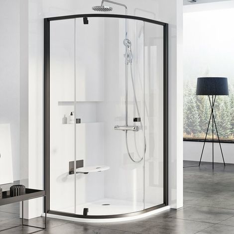 Ravak Pivot - Viertelkreis-Duschkabine PSKK3-90, 87-90 cm, Satin/Glas 37677300Z1 (1/2)