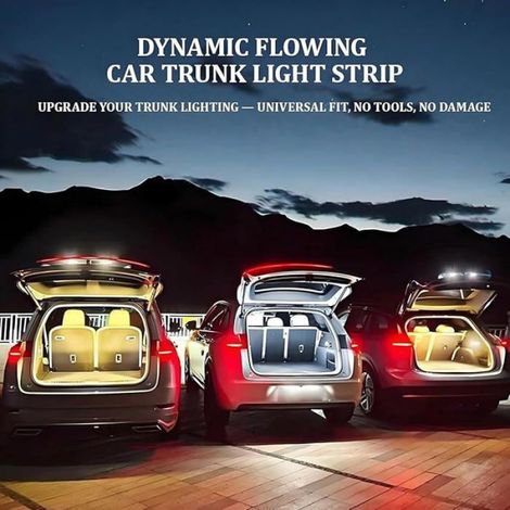 Bande Lumineuse Dynamique pour Coffre de Voiture Ruban LED Lumineux Universel pour Coffre Bandes Lumineuses LED Dynamique à chaud (1/5)