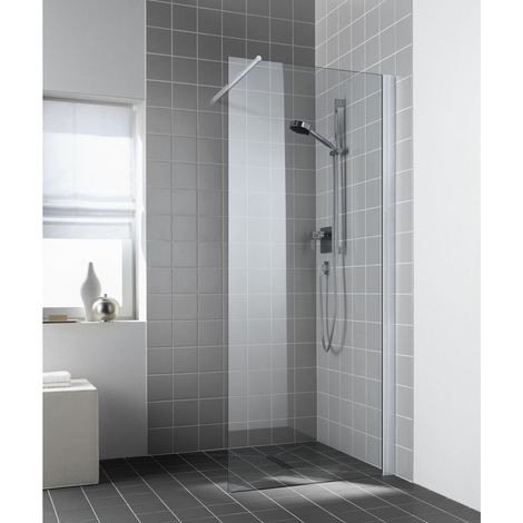 Kermi WALK-IN IBIZA 2000 TWF 0800x 1850 BV : 775-805 SIMG verre trempé transparent (1/5)