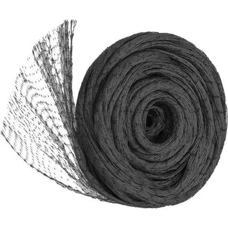 Rouleau de filet de jardin noir (5 m x 5 m) - Protection anti-oiseaux pour plantes, légumes, fruits, fleurs, réutilisable, grand filet, filet pour plantes grimpantes (1/3)