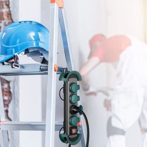 Steckdosenleiste - GAO - IP44 - Mit 3m Kabel, wasser-/staubresistent