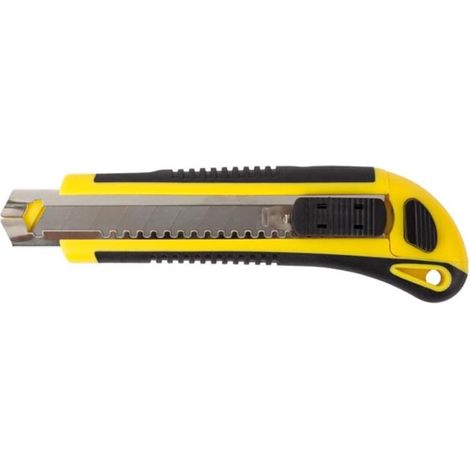 CUTTER - HOJA 18 mm - CON RECAMBIO AUTOMÁTICO DE HOJA (1/2)