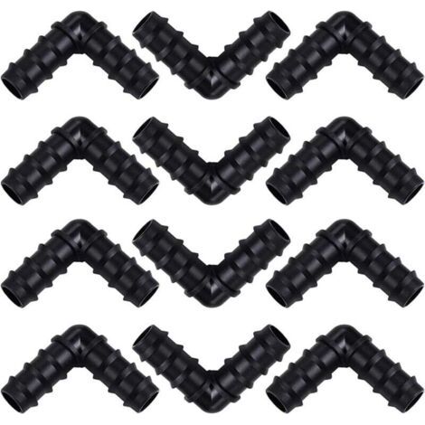 Giunto angolare per tubi da irrigazione 16 mm, 20 pezzi (1/4)
