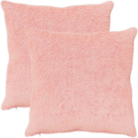 Funda de almohada 2 uds. HEERLEN Rosa 70 x 70 cm vidaXL (1/5)