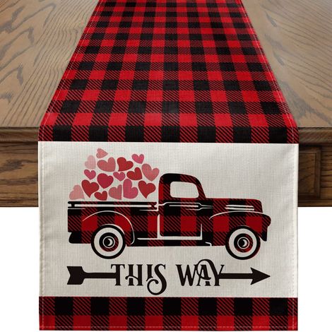 Nappe De Table - Linen - 33 X 275 Cm - Pour Décoration De Fête - 1 Pièce (1/5)