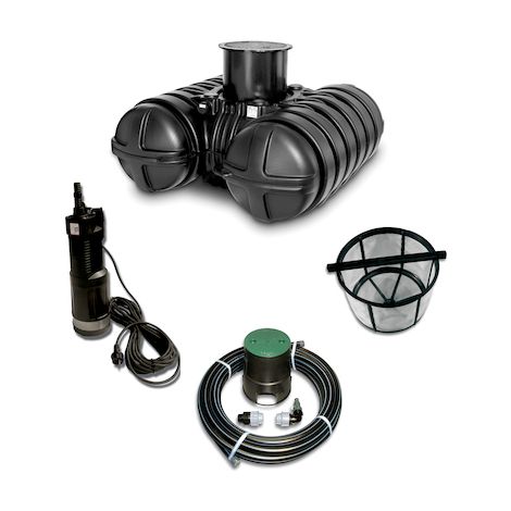 Roth Komplettpaket Gartenbewässerung 3500 Liter/mit Tauchpumpe