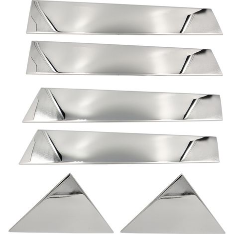 Set di 6 profili cromati per montanti delle portiere e finestrini dell'auto, 2005-2010, listelli cromati 300 300C.