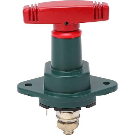 Interrupteur de Déconnexion de Batterie 12V 24V - Coupe-Circuit Rotatif pour Voitures et Bateaux (1/5)