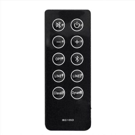 RC10D RC100 Remote Control for R2000DB Bluetooth Speakers (1/5)