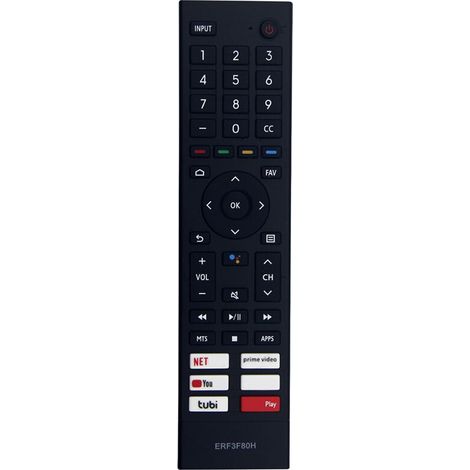 Telecomando di ricambio ERF3F80H per TV LED serie A6 43A53FUA 50A53FUA 55A53FUA 65A53FUA 60A53FUA 50A66FUA