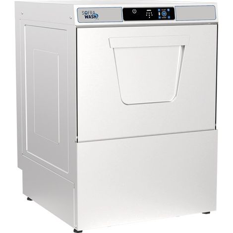 SOFRAWASH - Lave vaisselle frontal avec pompe de vidange - Panier 500 x 500 mm - 230 V - Sofraca