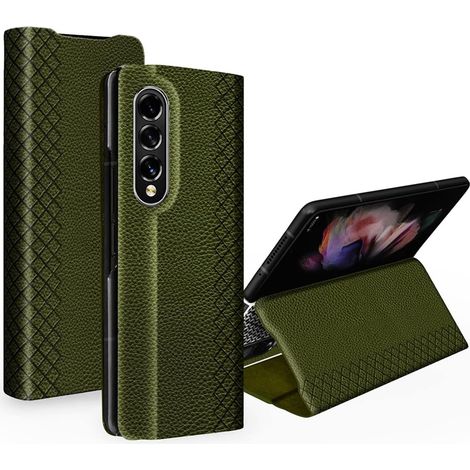 Grüne Magnethülle für Samsung Galaxy Z Fold 3 (1/5)