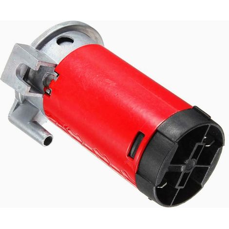 Pompa dell'aria per auto Pompa dell'aria 12V Clacson rosso Pompa dell'aria Motore Compressore d'aria Trend Impermeabile Cromato Antiruggine Clacson Compressore per Clacson ad aria 12V Camion Barca