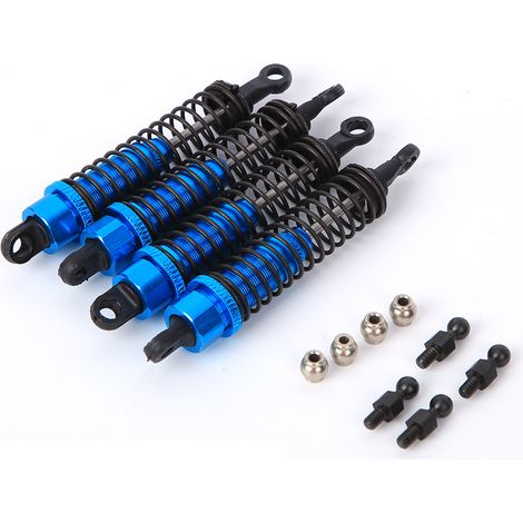 Amortisseurs avant et arrière de 80mm pour voiture RC, compatible RGT 136100 1/10, accessoire bleu 68126B (1/5)