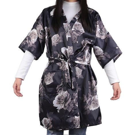 Ensemble de peignoirs de salon trois pièces pour coiffeurs, peignoir confortable pour les clients. (1/5)
